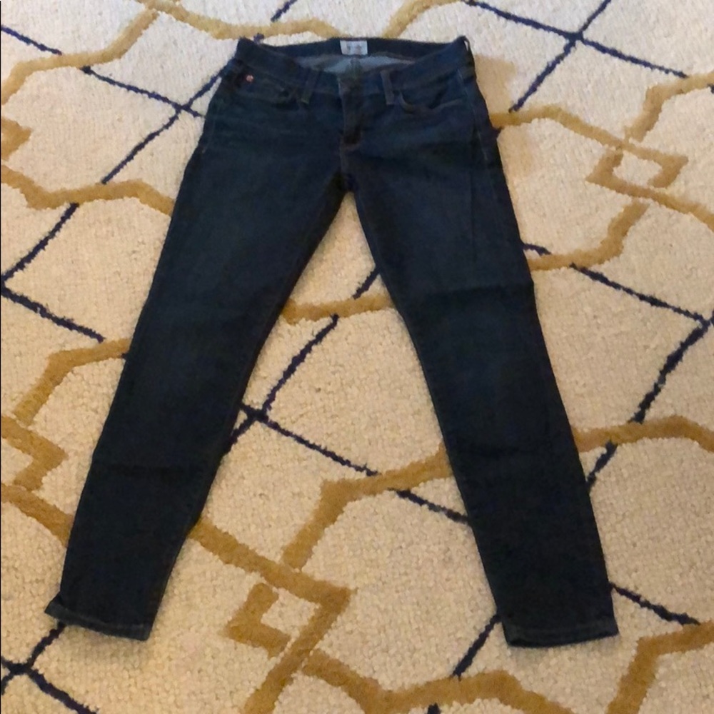 Dark wash Hudson jeans